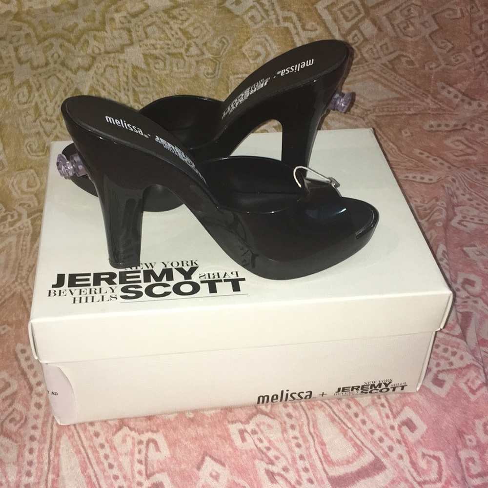 Melissa + Jeremy Scott Inflatable Barbie Mule Heel